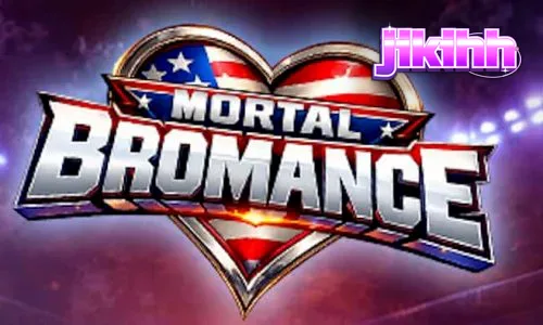 Tampilan visual karakter dan grid permainan dalam slot Mortal Bromance